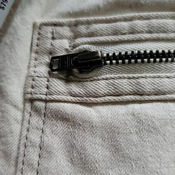 Prana Broadway Skirt Stretch Denim Natural Zip Pockets Size 6 NEW MSRP $79.00 - Picture 6 of 6